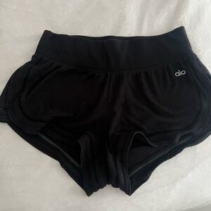 Alo Black Lounge Shorts